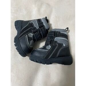 Propet Toddler Boys Ridge Walker Snow Boots Black Grey Hook Loop Size 5 Toddler